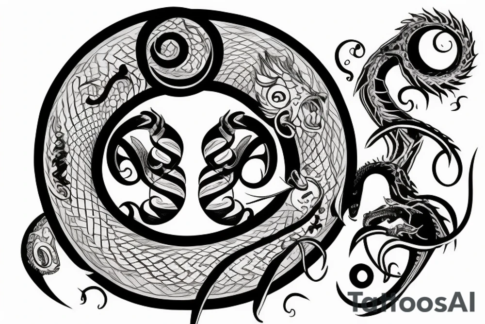 Ouroboros, Memento Mori tattoo idea