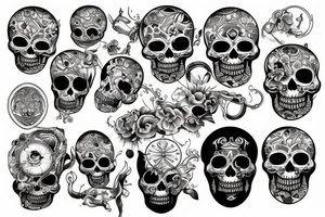 momento mori tattoo idea