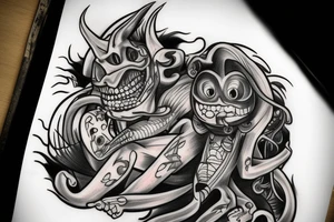 ATV as a monster tattoo idea