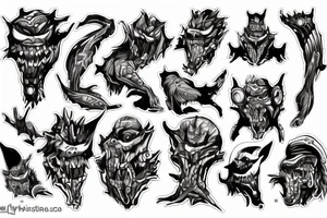 ATV as a monster tattoo idea