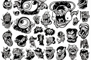 ATV as a monster tattoo idea