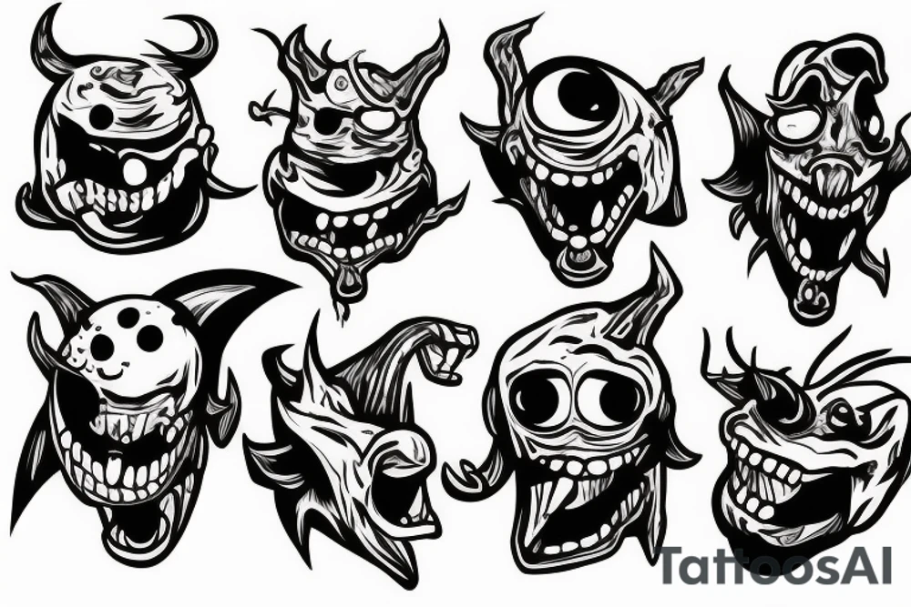 ATV as a monster tattoo idea