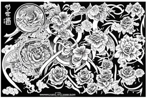 Cover tattoo for The name lea tattoo idea