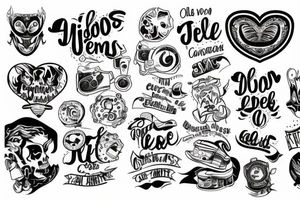 Good old memories tattoo idea