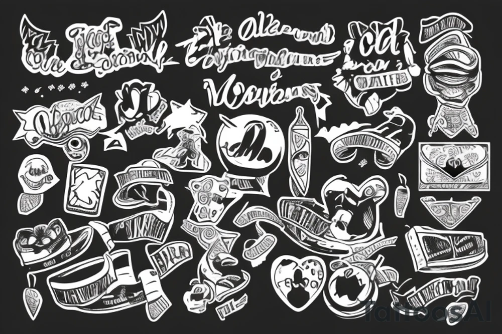 Good old memories tattoo idea