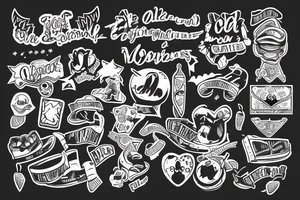 Good old memories tattoo idea