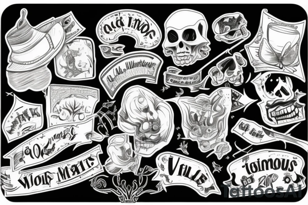 Good old memories tattoo idea