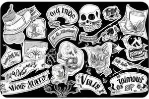 Good old memories tattoo idea