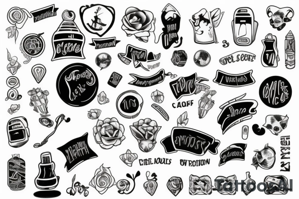 Good old memories tattoo idea