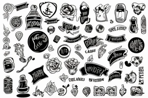 Good old memories tattoo idea