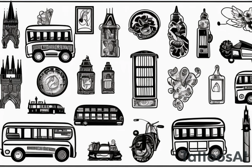 Prague bus tattoo idea