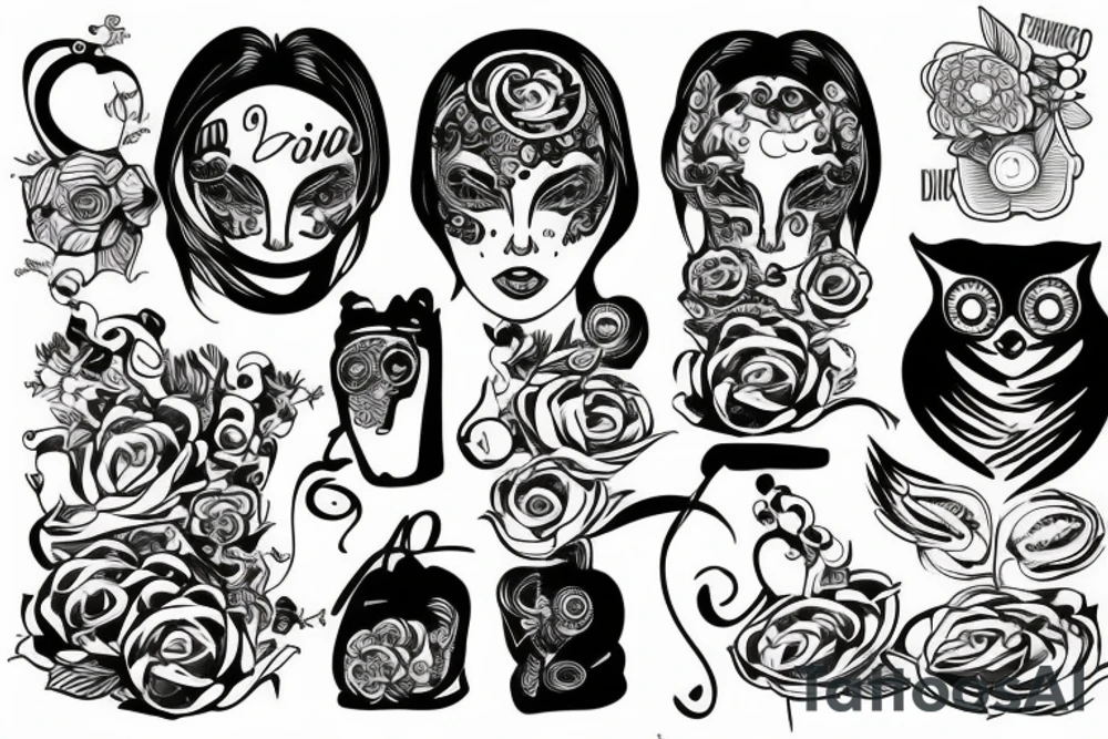 money bag tattoo idea