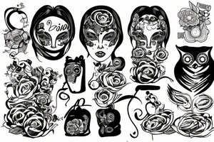 money bag tattoo idea