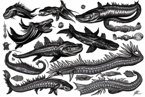 Leviathan tattoo idea