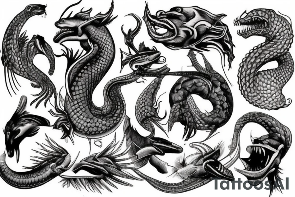 Leviathan tattoo idea