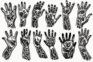 Hand reaching out of water tattoo idea