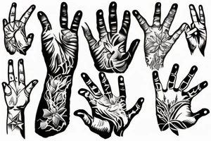 Hand reaching out of water tattoo idea