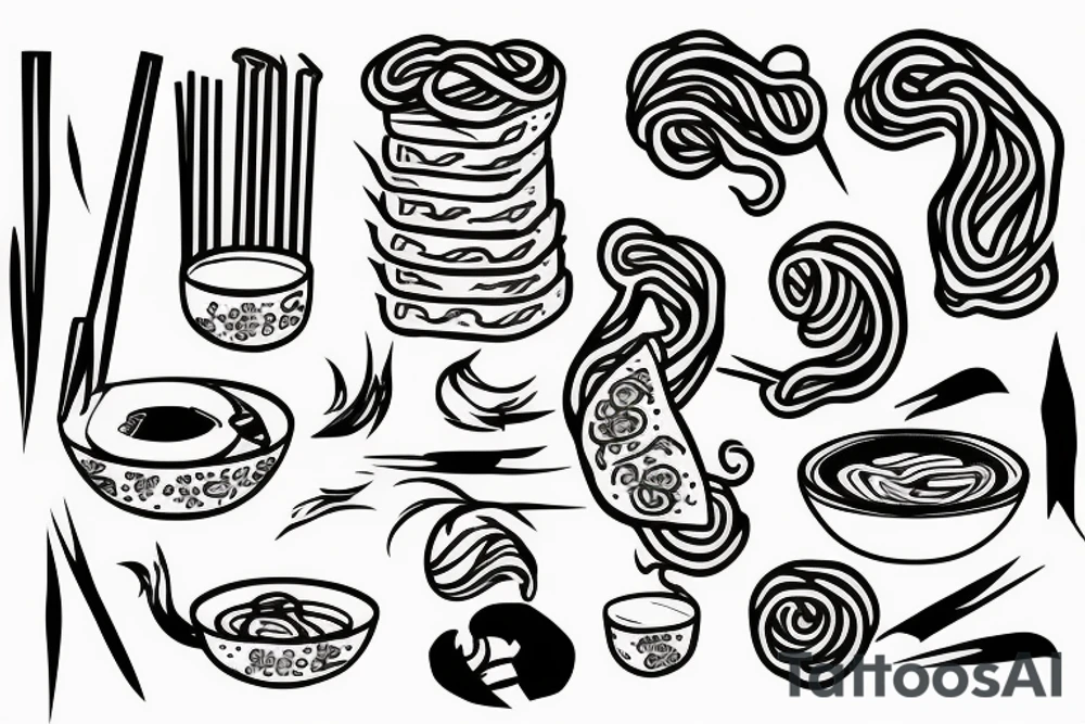 Ramen tattoo idea
