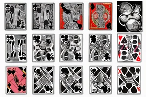 Playing Cards, Chips, Dice tattoo idea