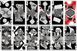 Playing Cards, Chips, Dice tattoo idea