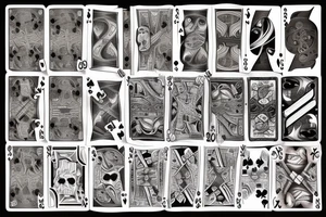 Playing Cards, Chips, Dice tattoo idea