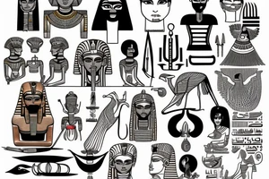 egypt goods tattoo idea