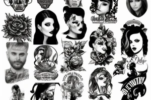 famous people tattoo idea