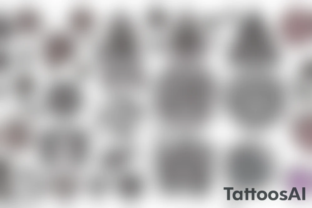 psychedelic tattoo idea