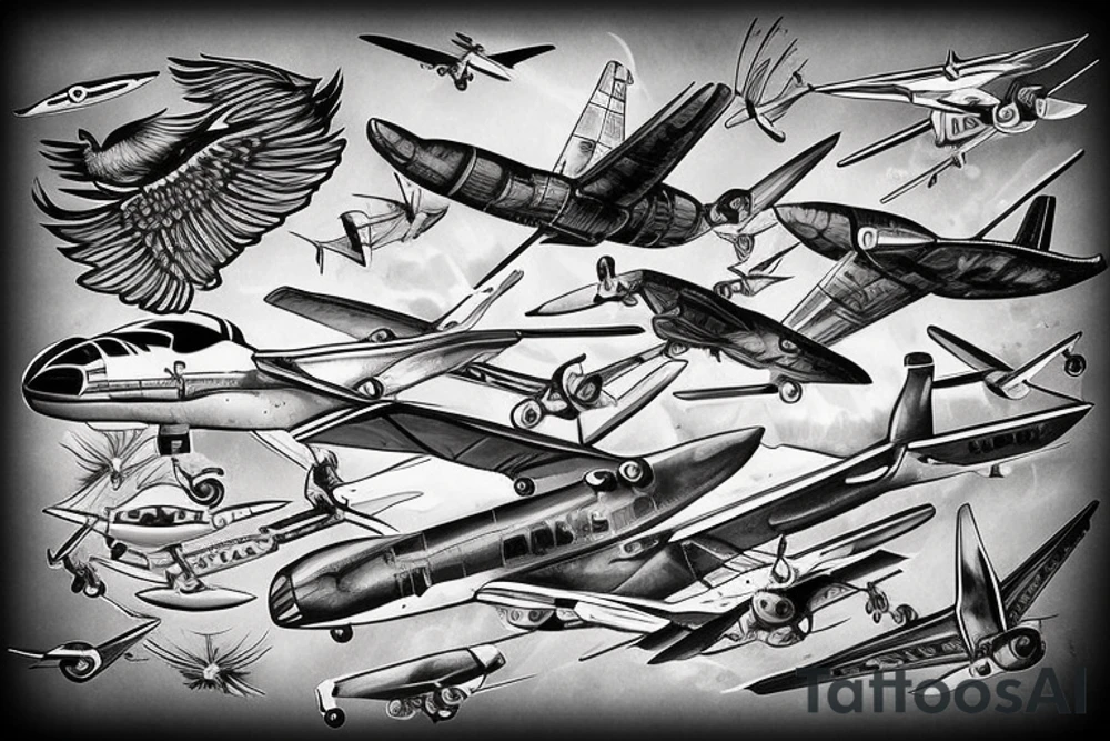 taking flight while staying anchored, aviation tattoo idea taking flight while staying anchored, aviation tattoo idea