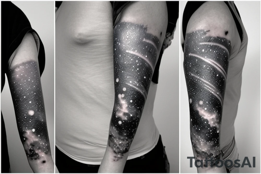 galaxy tattoo idea