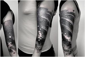 galaxy tattoo idea