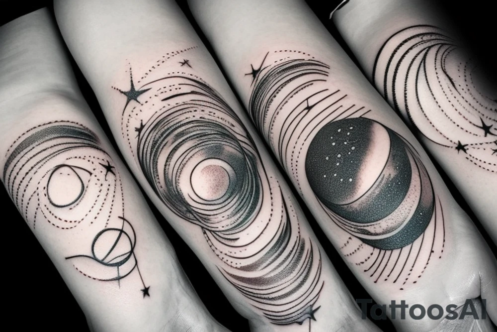 galaxy tattoo idea