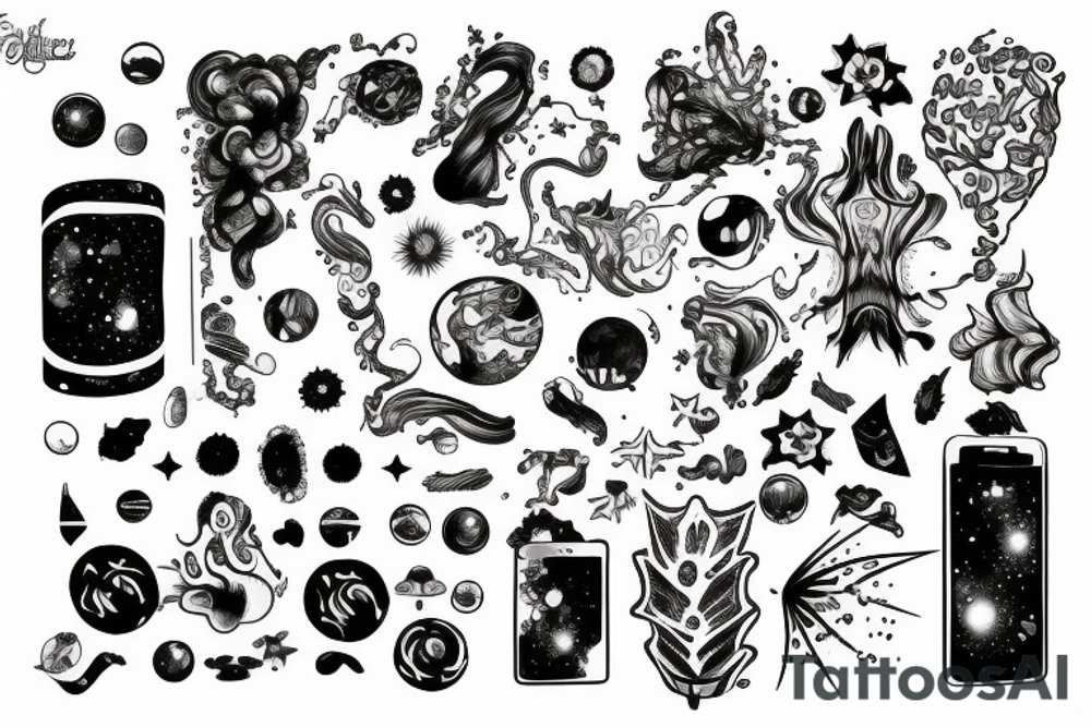 galaxy tattoo idea