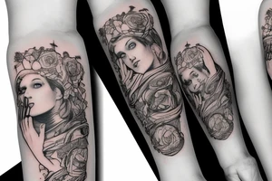 USA Arm Sleeve tattoo idea
