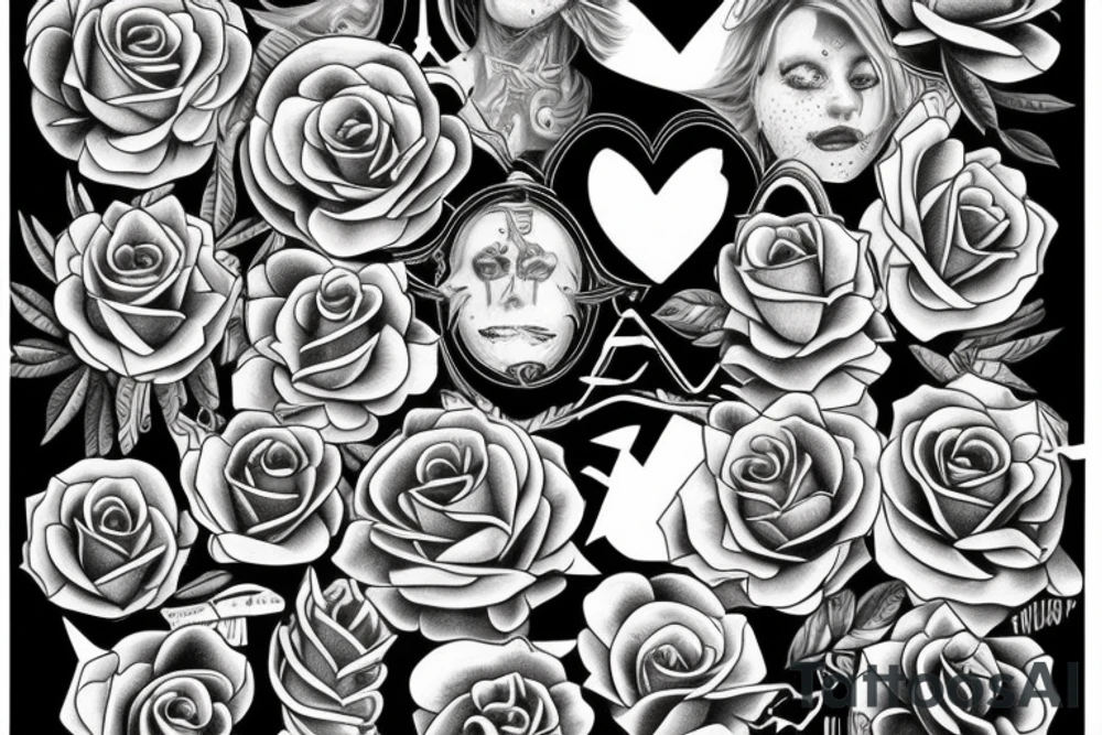 Olive Rose and Simon Finn tattoo idea