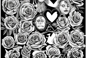 Olive Rose and Simon Finn tattoo idea