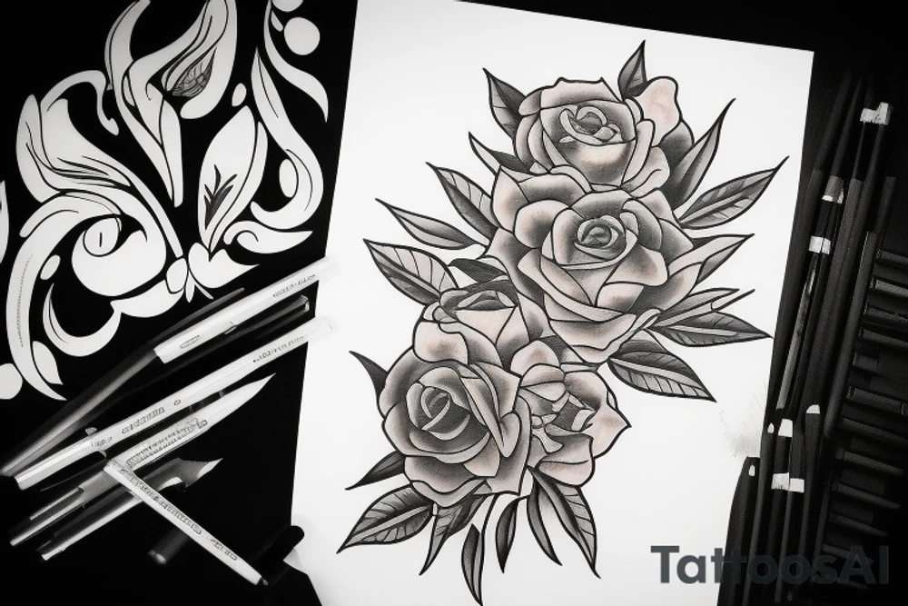 Olive Rose and Simon Finn tattoo idea