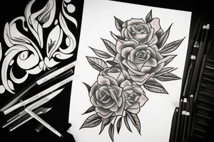 Olive Rose and Simon Finn tattoo idea