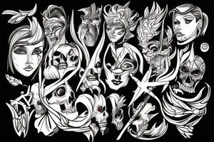 broken sword tattoo idea