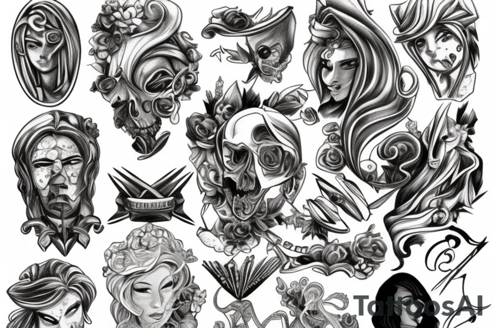 broken sword tattoo idea