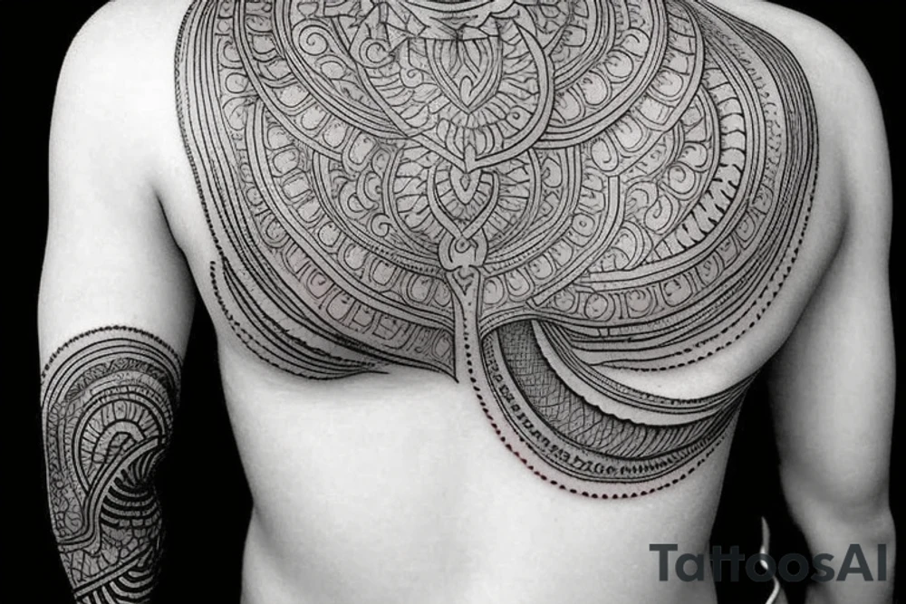 Sanskrit shlokas tattoo idea