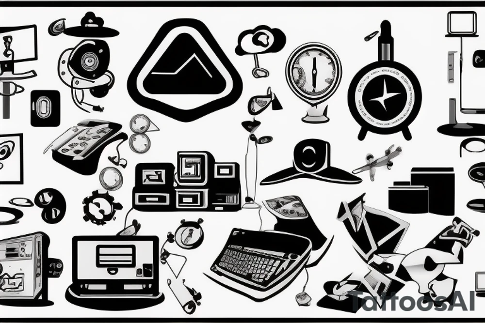Computer tattoo idea