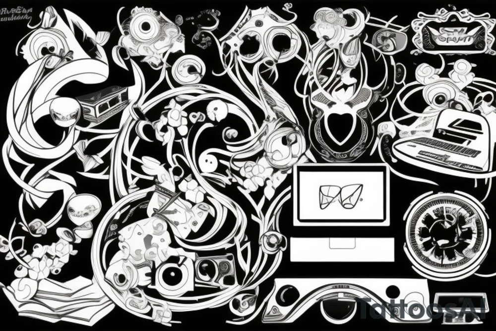 Computer tattoo idea