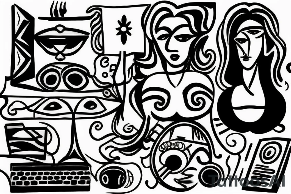 Computer tattoo idea