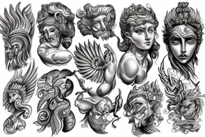 The Greek Gods tattoo idea