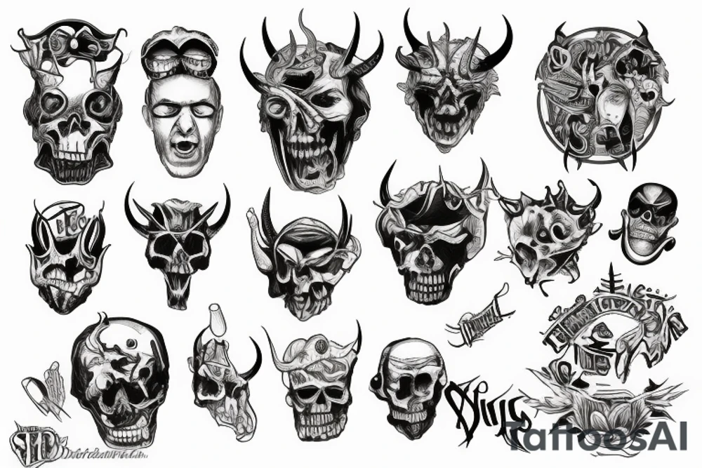 the devil at a crossroads tattoo idea