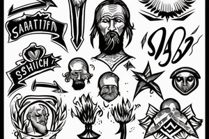 abraham sacrificing his son tattoo idea