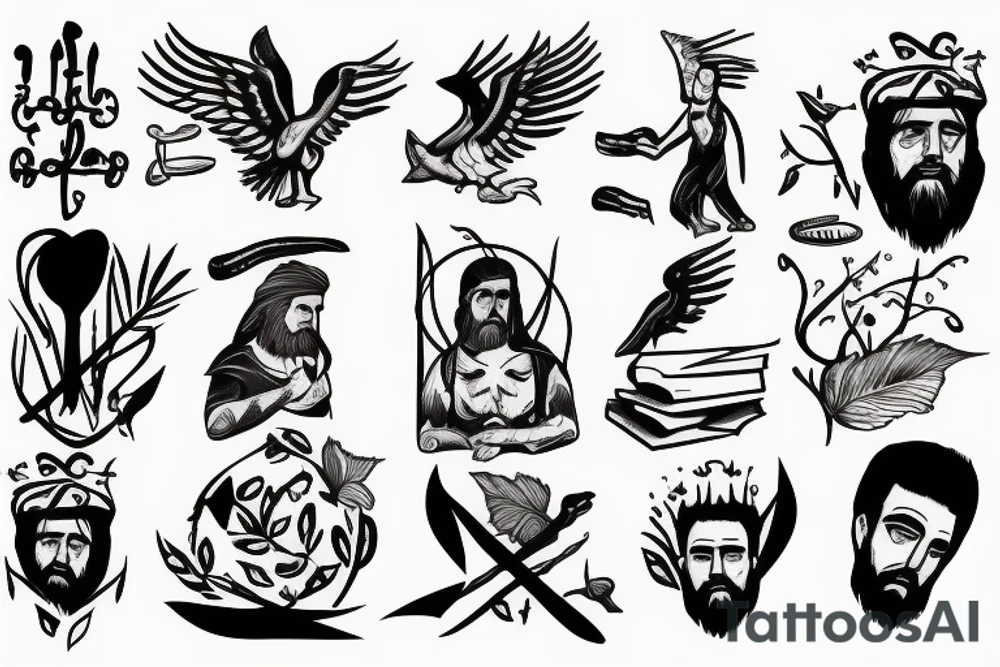 abraham sacrificing his son tattoo idea