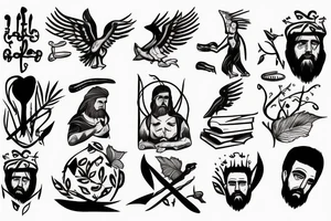 abraham sacrificing his son tattoo idea