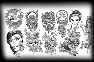 Thoughts and character tattoo idea